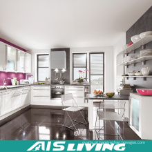 Mobília dos armários de cozinha do bloco liso da forma (AIS-K285)